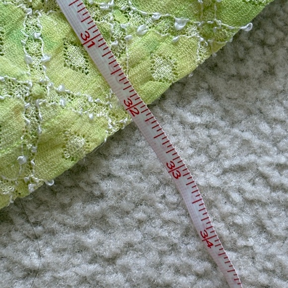 Vintage unbranded stretchy green sleeveless lace overlay qipao midi dress, sz S - Picture 5 of 6